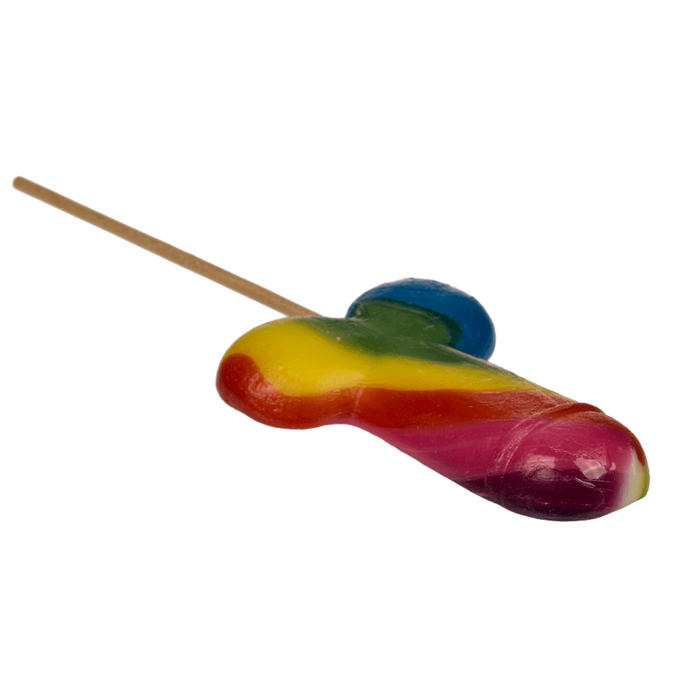 Paletas arcoíris Pene
