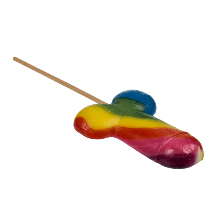 Paletas arcoíris Pene