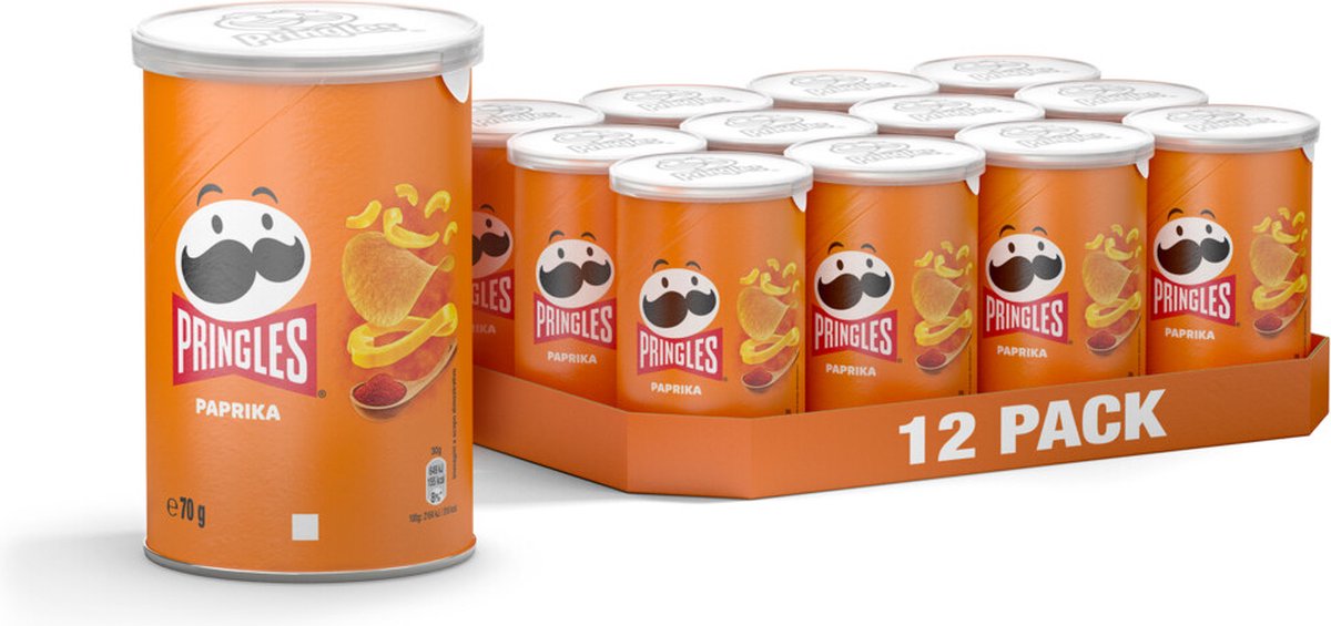 Pringles Paprika | Chips Pringles | Pringles Pack | 70g*12 Pack