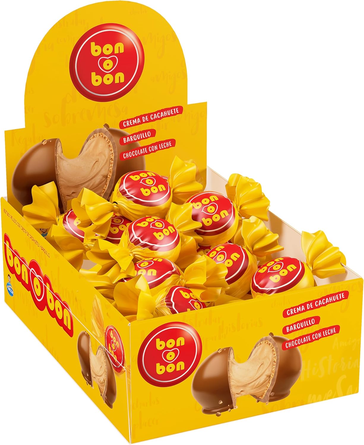 Arcor bon o bon Bombón sabor chocolate con leche 30u (450g)