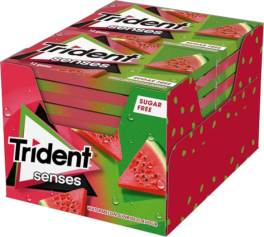 Trident Gum Senses Watermelon 12 units