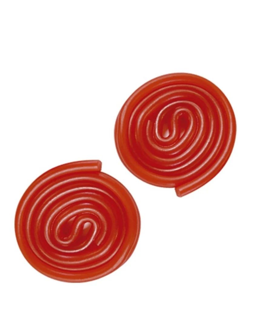 Discos Fresa - Regaliz Espiral Roja (1KG)