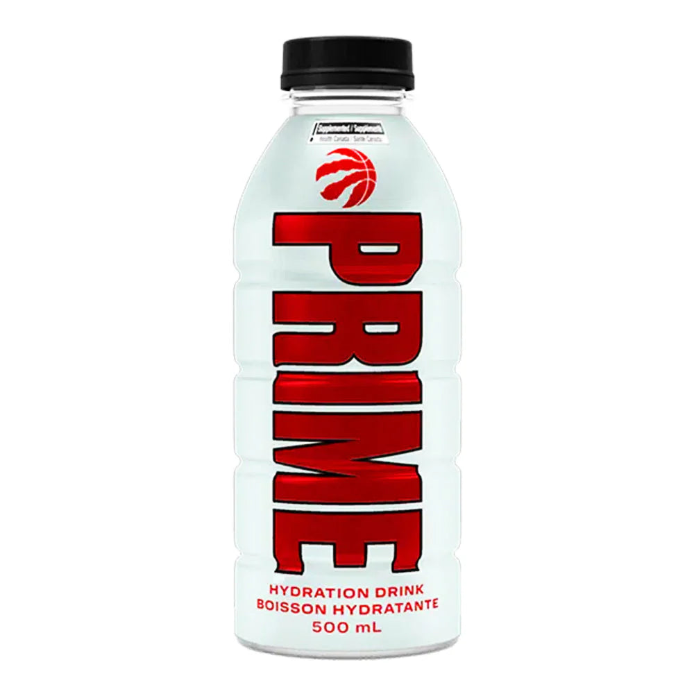 Prime Hydration Toronto Raptors White 500ml | Edición Limitada NBA