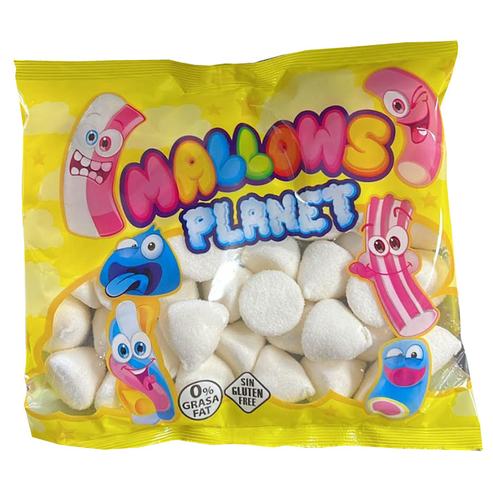 Top Mallows Blancos | Esponjitas Para Masa Dulce, Brochetas, Tartas de Chuches | Sin Gluten, Sin Lactosa, 0% Grasa Fat - Bolsa 500g )