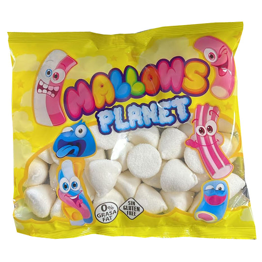 Top Mallows Blancos | Esponjitas Para Masa Dulce, Brochetas, Tartas de Chuches | Sin Gluten, Sin Lactosa, 0% Grasa Fat - Bolsa 500g )