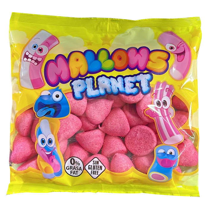 Top Mallows Rosa | Esponjitas Para Masa Dulce, Brochetas, Tartas de Chuches | Sin Gluten, Sin Lactosa, 0% Grasa Fat - Bolsa 500g ) (Copia) (Copia)
