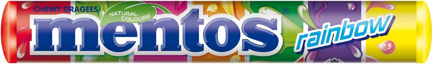 Mentos Rainbow, Caramelo Masticable con Zumo de Frutas - 20 unidades de 38 gr (Total 760 gr) (Copia)