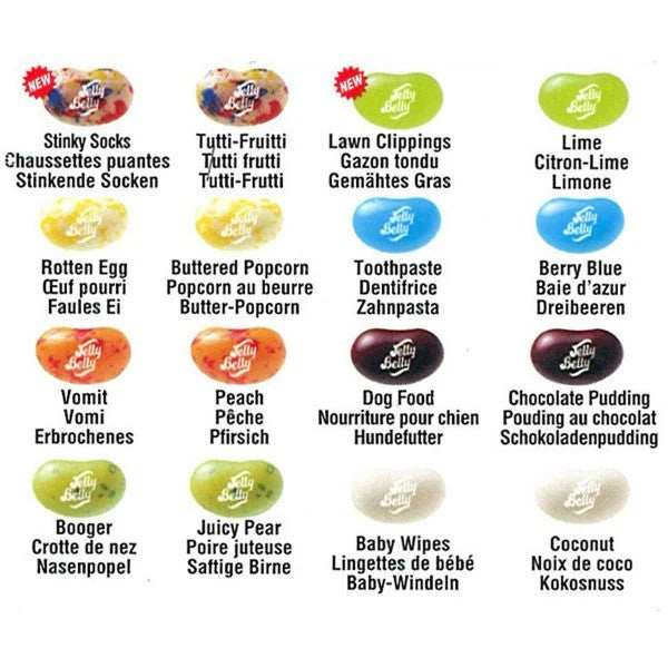 Jelly Belly Bean, juego de spinner Ruleta boozled, Jelly Belly 100g
