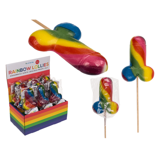 Rainbow popsicles,