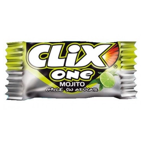 CLIX ONE MOJITO - CHICLE SIN AZÚCAR - Caja de 200 unidades