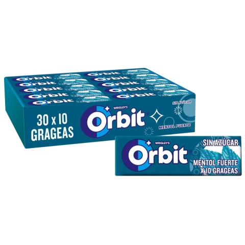 Orbit STRONG MINT chewing gum dragee 30 units