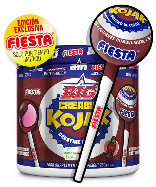 CREABIG Creatina SABOR kojak Cola FIESTA® 250G