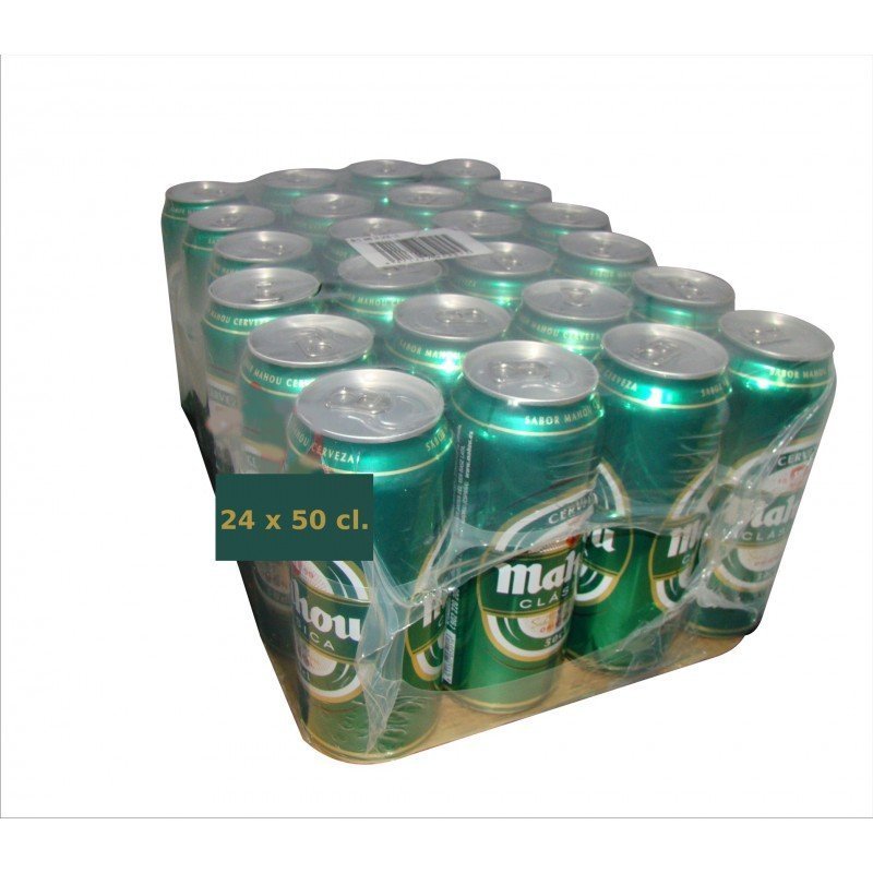 Cerveza Mahou Clásica lata 50cl*24U