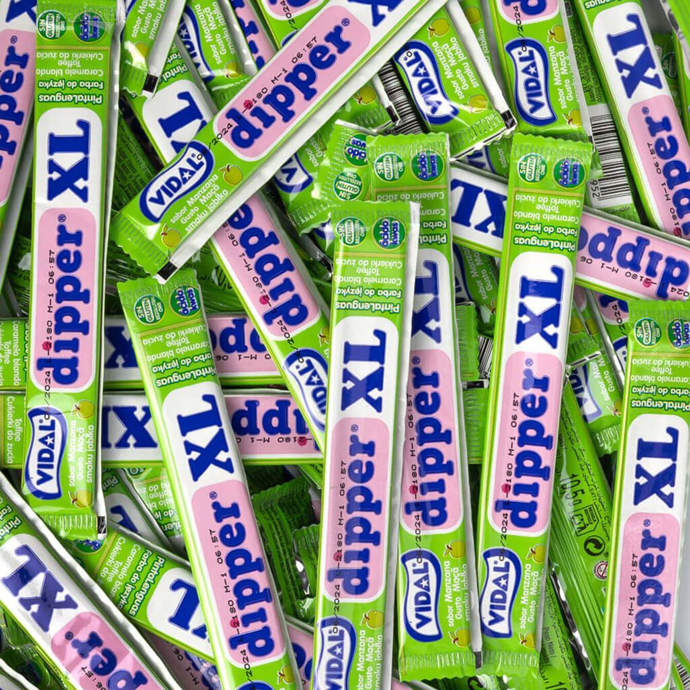 Vidal Dipper XL Manzana estuche 100 Unidades