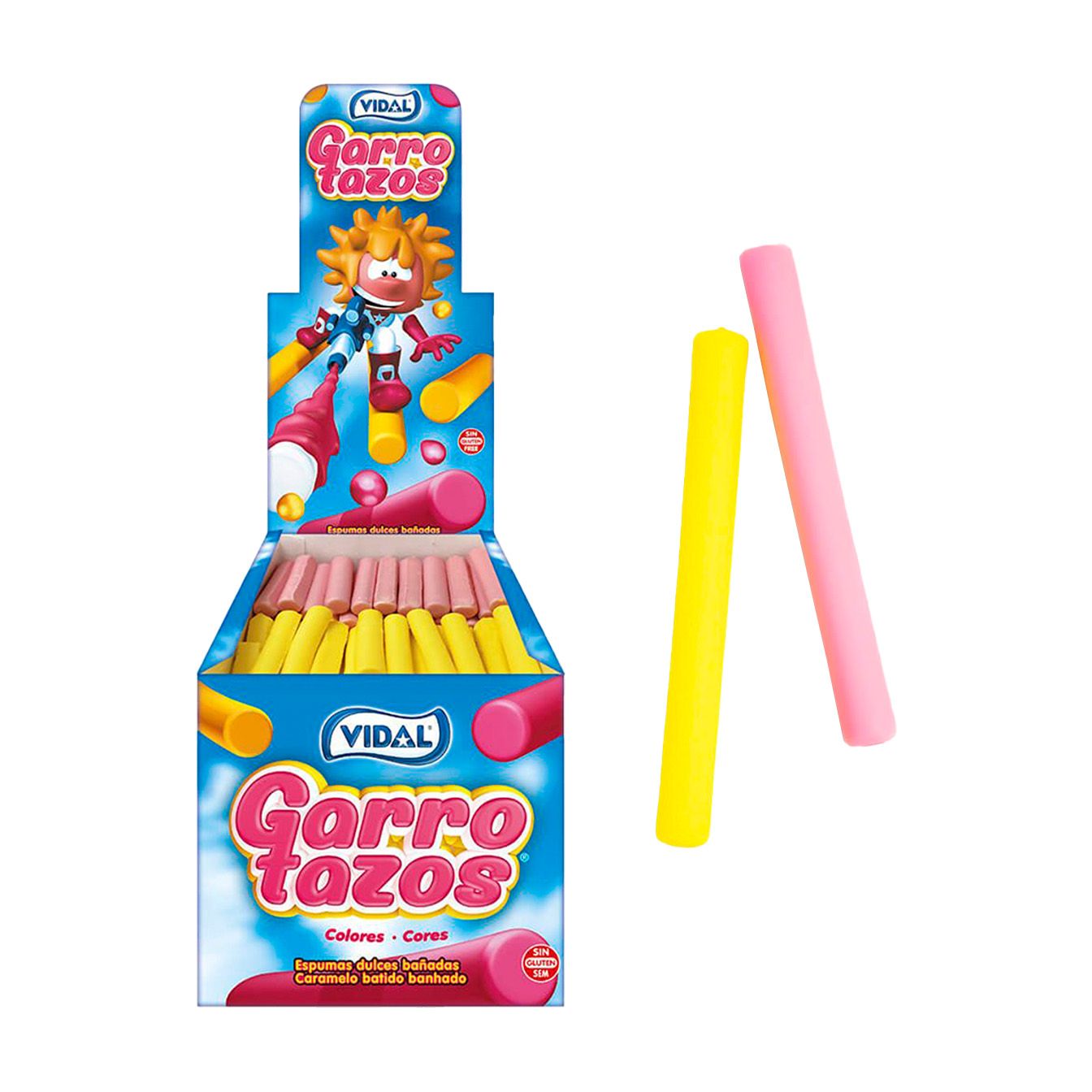 Vidal Garrotazos Colores 150 Unidades