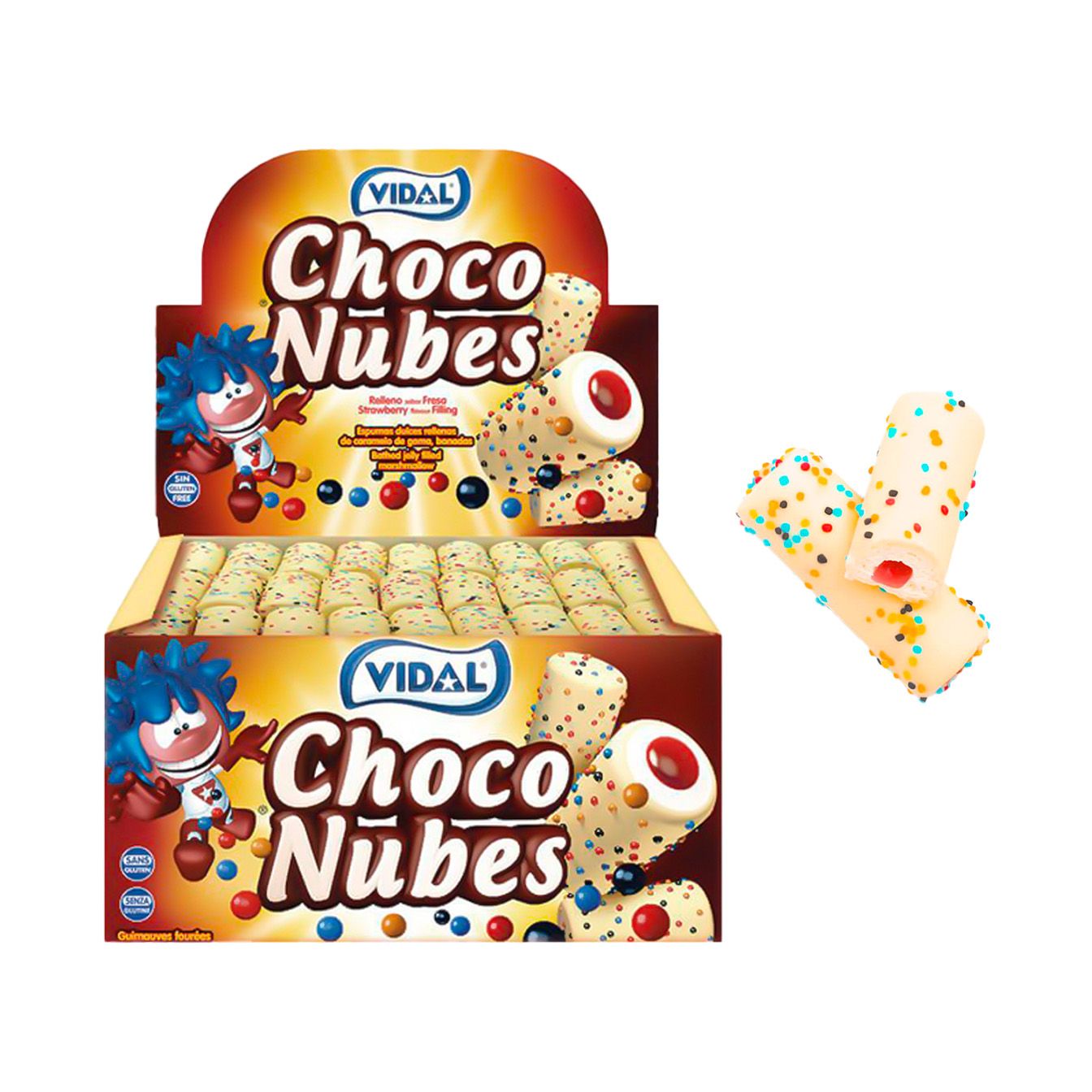 Vidal Choconubes estuche 75 Unidades
