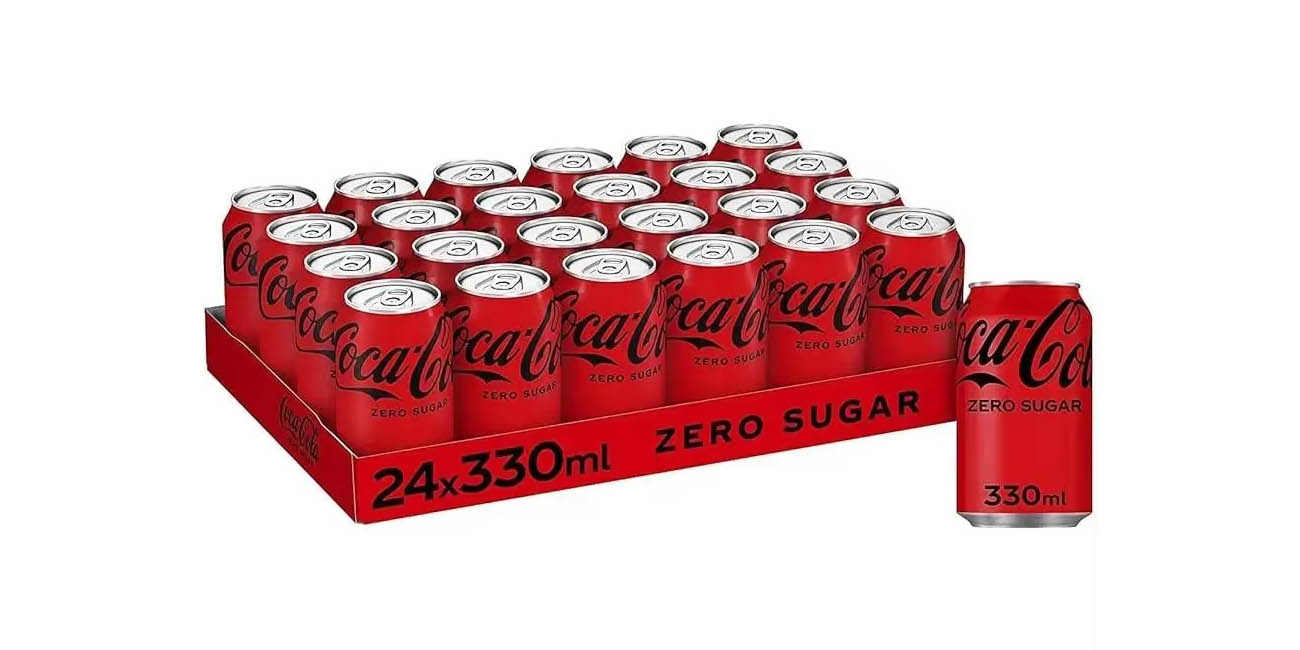 COCACOLA ZERO Lata (Importada) - 33cl*24 Unidades