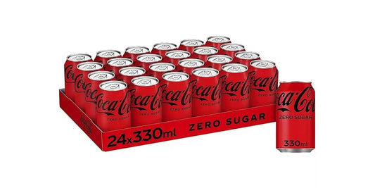 COCACOLA ZERO Lata (Importada) - 33cl*24 Unidades