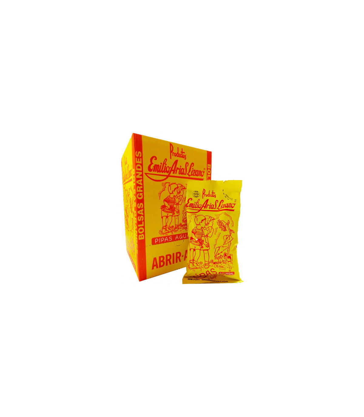 Pipas Arias Aguasal 12 bolsitas 150g * 12