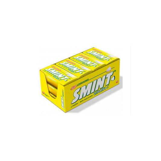 Smint Tin Strawberry, Sugar Free Compressed Candy - 12 units of 35 gr. (Total 420 gr.)