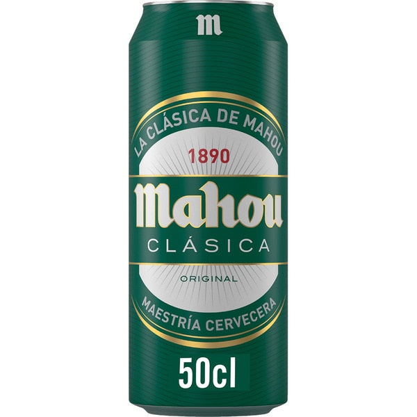 Cerveza Mahou Clásica lata 50cl*24U