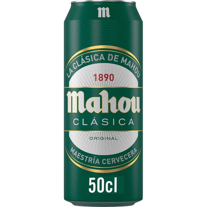 Cerveza Mahou Clásica lata 50cl*24U