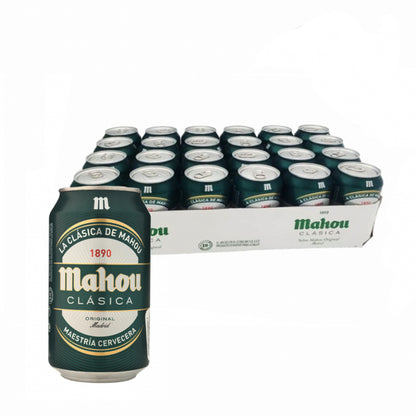 Cerveza Mahou Clásica lata 33cl*24U