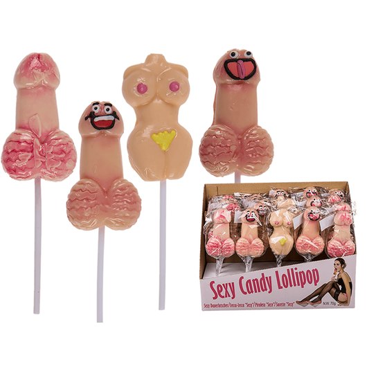 Piruleta de caramelo, sexy,