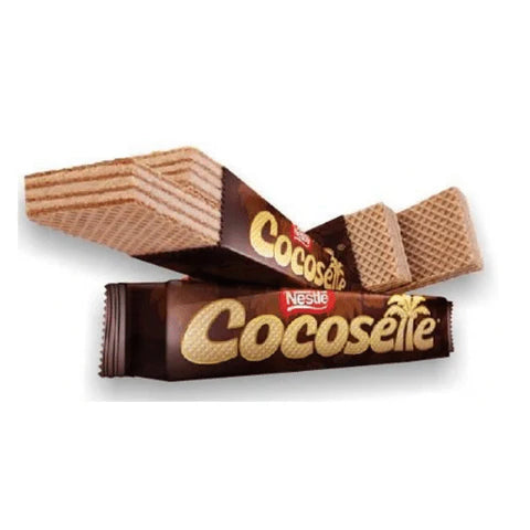 Nestle COCOSETTE - Barquillo de Galleta Rellena de Crema de Coco - CAJA de 21 Unidades de 50g