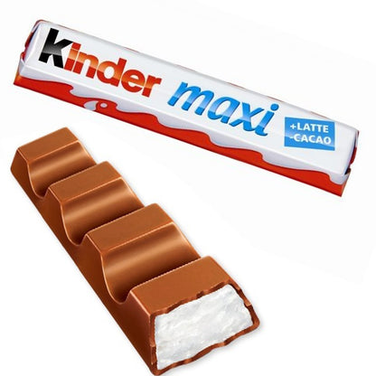 Kinder Maxi T36 - 36 Barritas de Chocolate Individuales