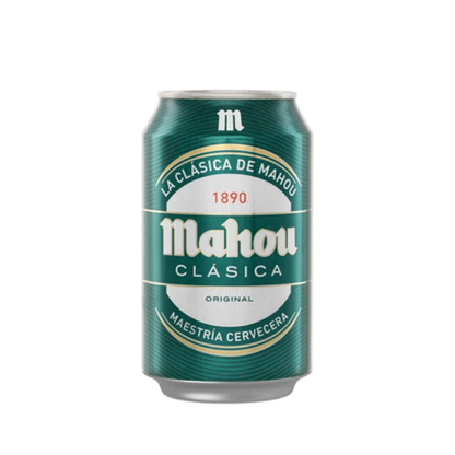 Cerveza Mahou Clásica lata 33cl*24U