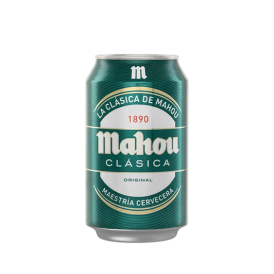 Cerveza Mahou Clásica lata 33cl*24U