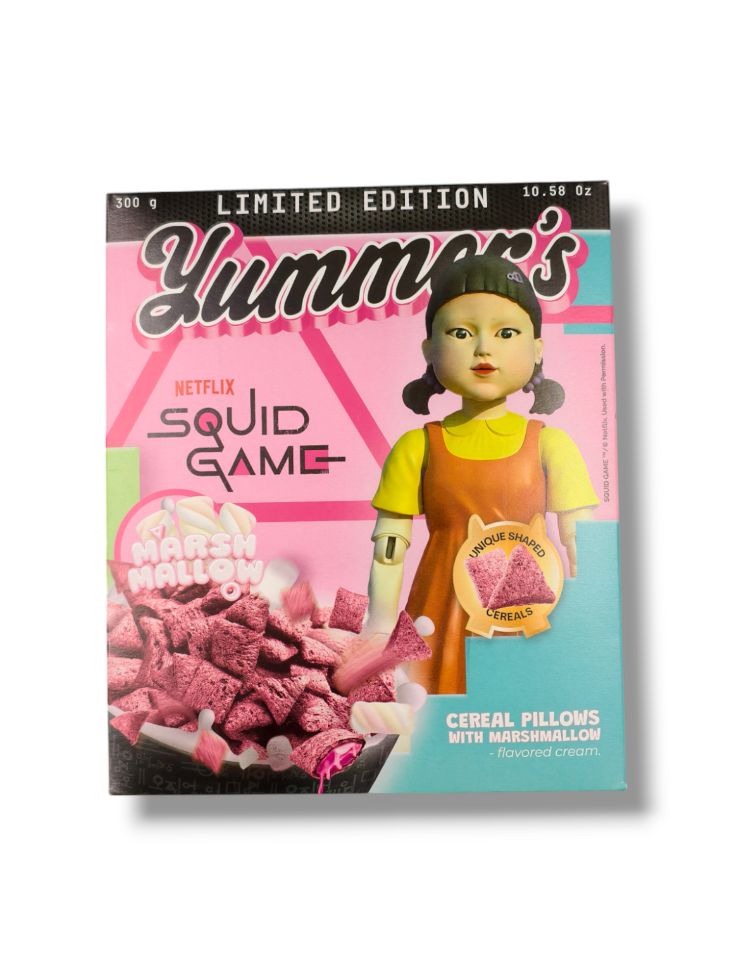 Yummers Cereales SQUID GAME - El Juego del Calamar - Sabor Marshmallow 300g