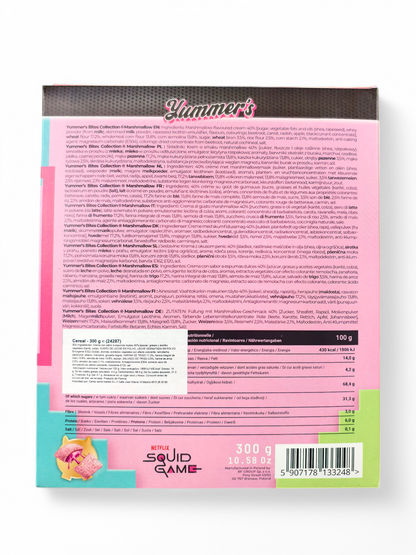 Yummers Cereales SQUID GAME - El Juego del Calamar - Sabor Marshmallow 300g