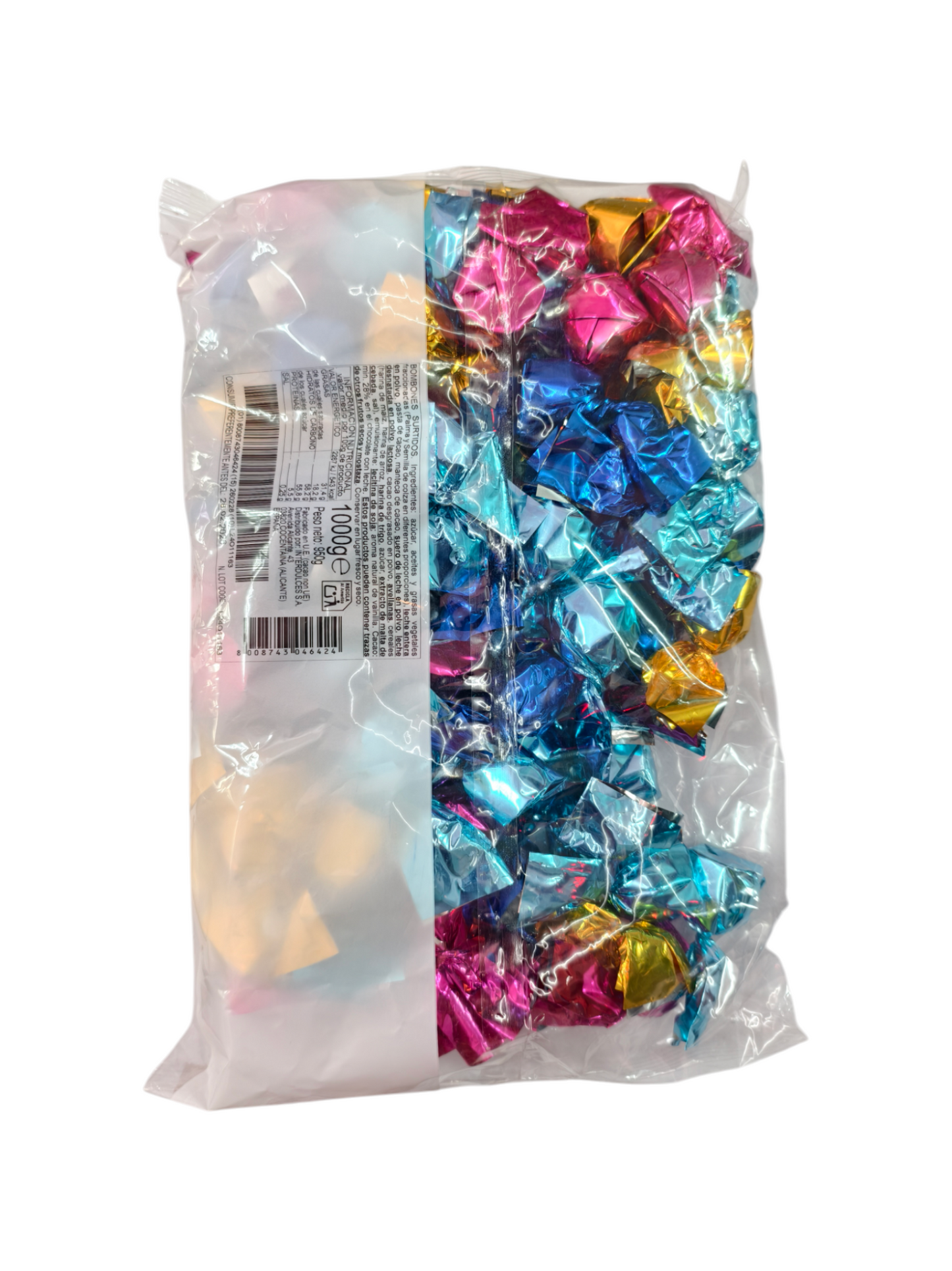 Interdulces Bombones de Chocolate Surtidos Rellenos - Bolsa 1kg