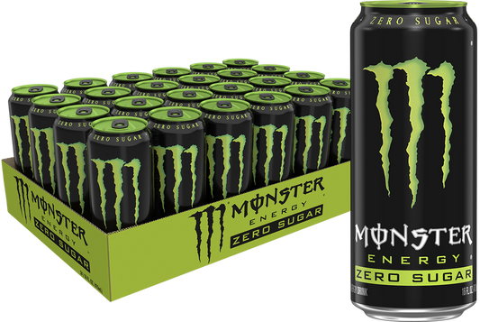 MONSTER ENERGY ZERO - BEBIDA ENERGETICA - 24 LATAS