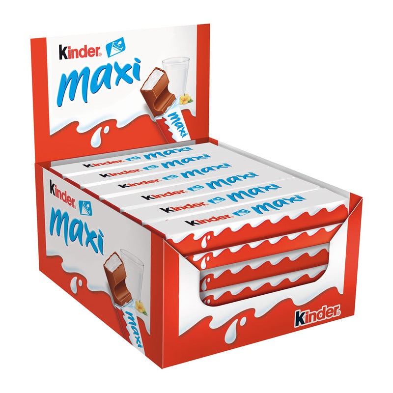 Kinder Maxi T36 - 36 Barritas de Chocolate Individuales