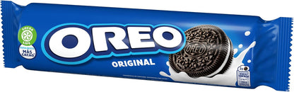 Oreo Original Galletas de Cacao Rellenas de Crema Sabor Vainilla 154g - Pack de 16
