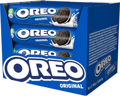 Oreo Original Galletas de Cacao Rellenas de Crema Sabor Vainilla 154g - Pack de 16