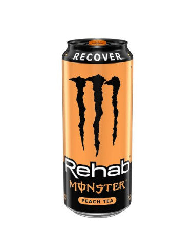 MONSTER REHAB MELOCOTÓN- PACK 24 LATAS 50CL - BEBIDA ENERGETICA | NACIONAL